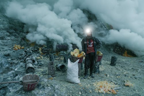 Man with Stones from Mine