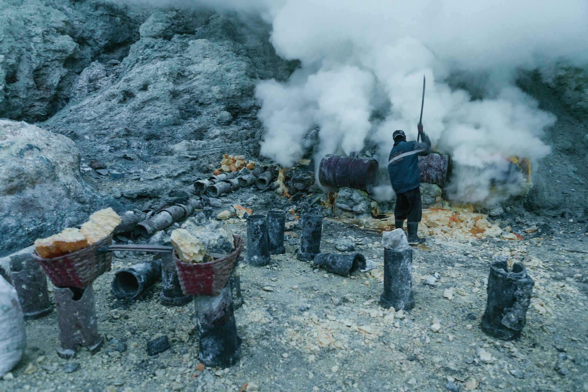 Man Working in Mine