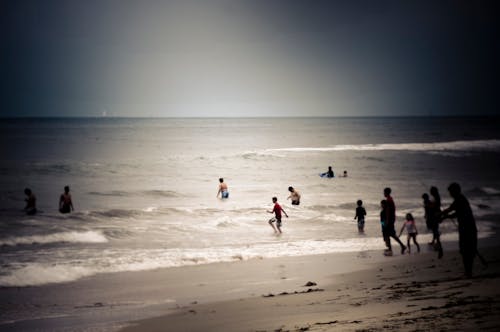 Free stock photo of beach, clouds, fun