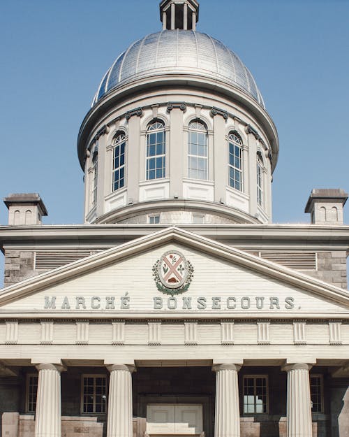 Kostenloses Stock Foto zu Bonsecours-Markt, dom, fassade