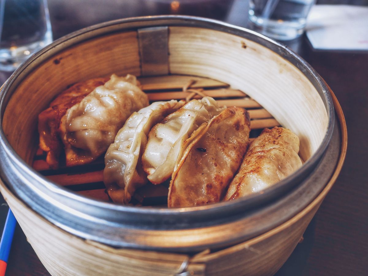 Steamed mandoo dumplings