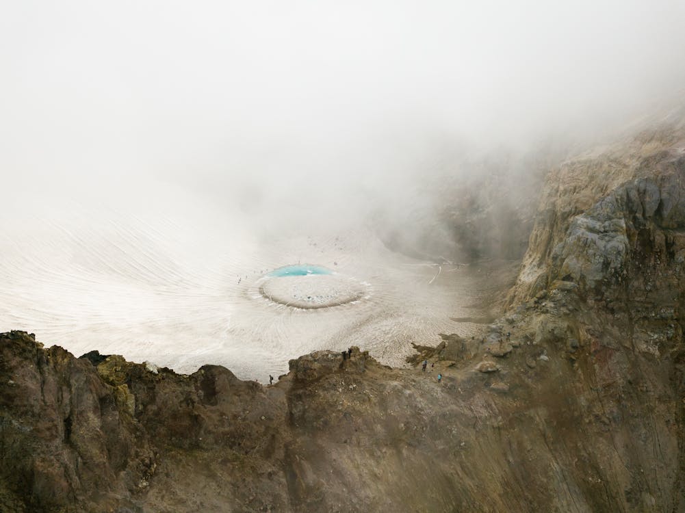 Volcano  Crater with Lake
