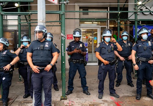 Photo of a Group of Police Officers