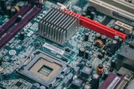 Electronics Parts of a Motherboard