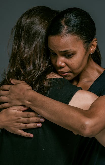 How To Support Your Friends During Tough Times? 10 Two Friends Having A Heartfelt Conversation Outdoors