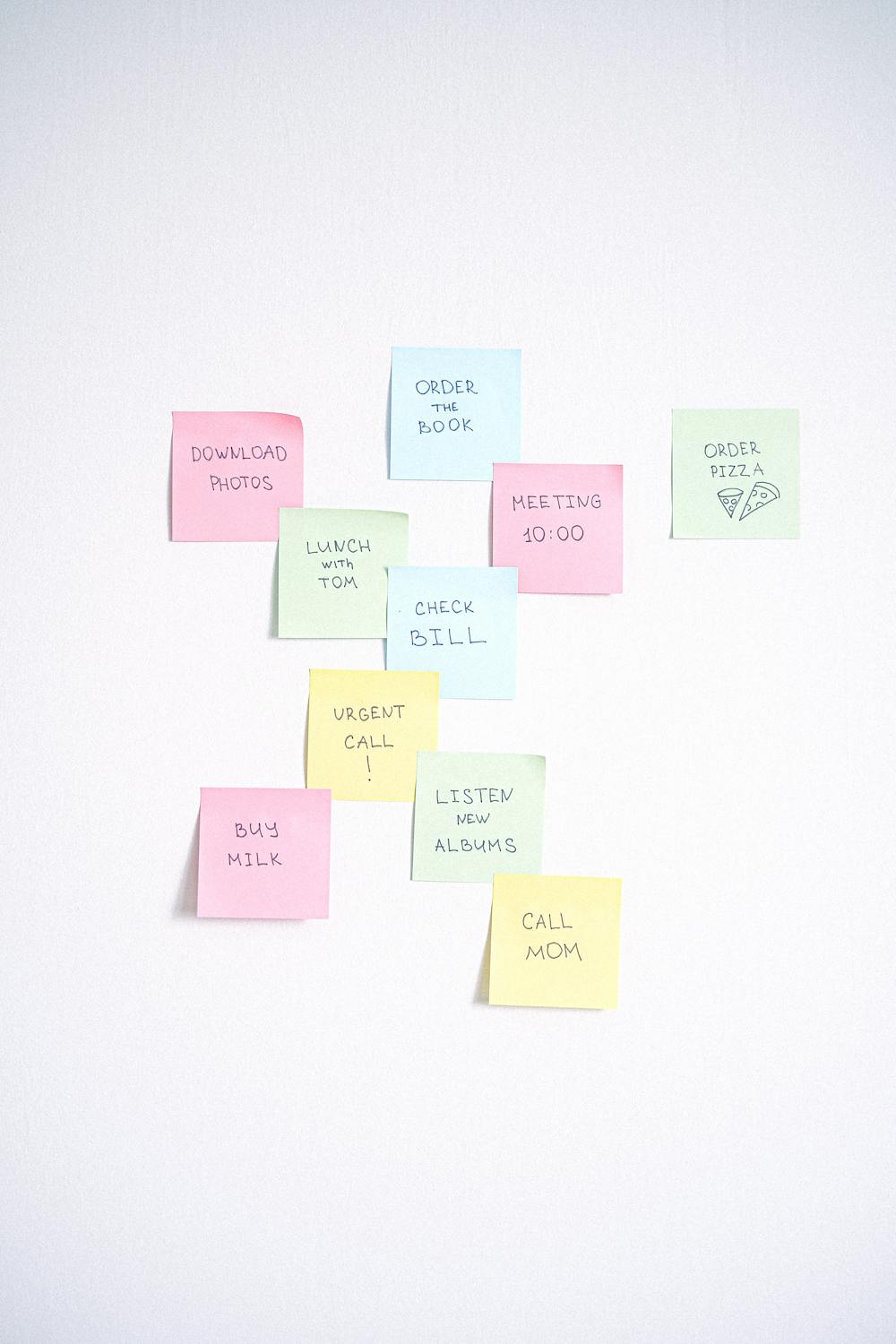 Colorful Sticky Notes · Free Stock Photo