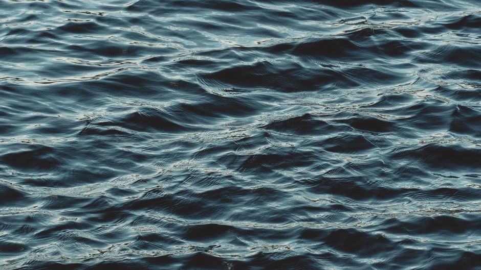 High-resolution close-up of the rippling water surface showcasing natural textures and reflections.