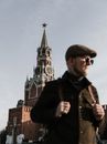 Man near Kremlin Tower