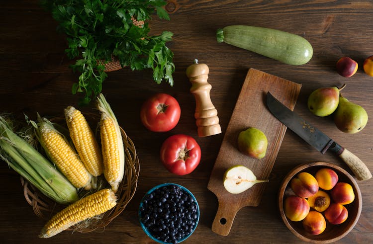 Fresh Fruit And Vegetables 