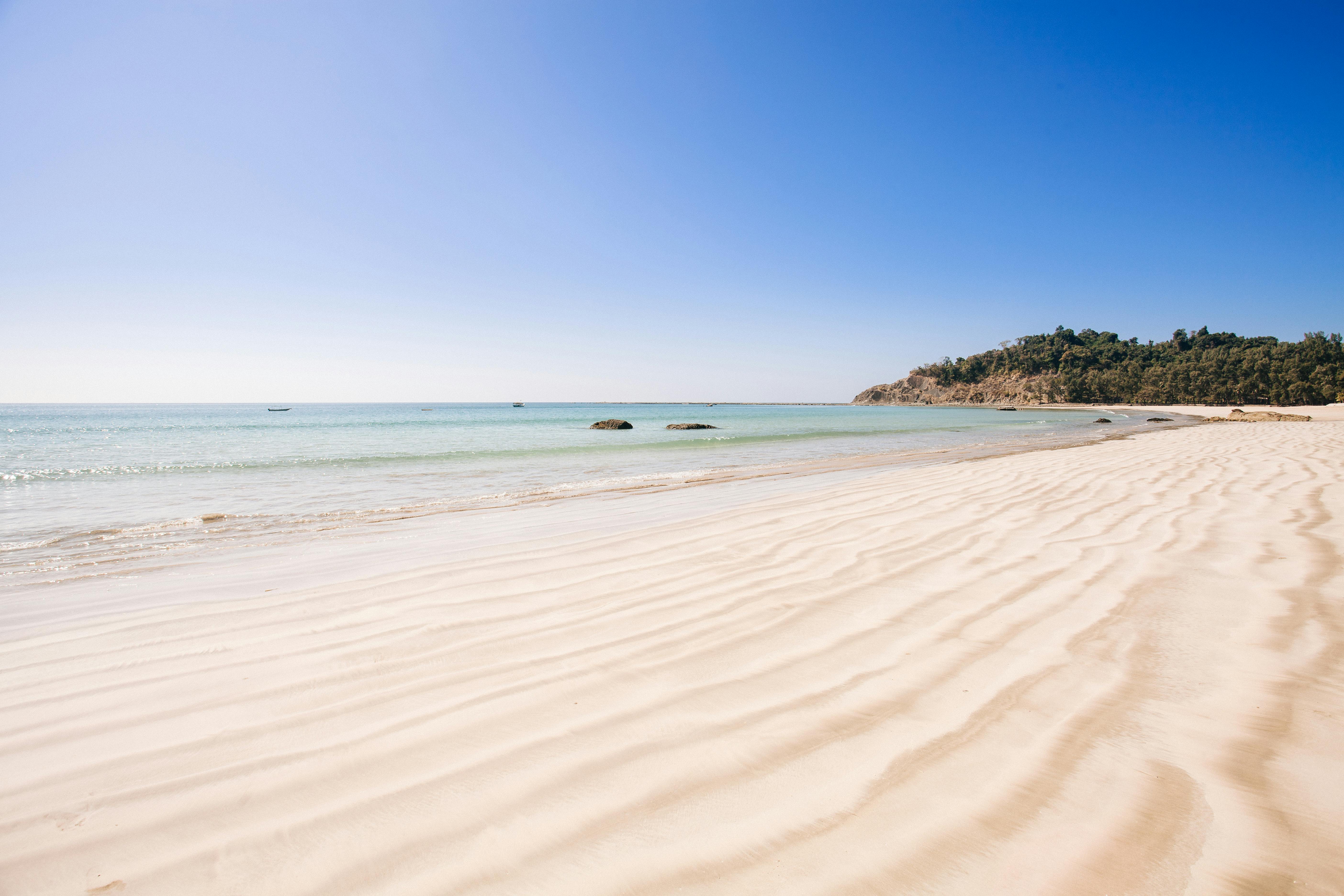 brown sands near body of water