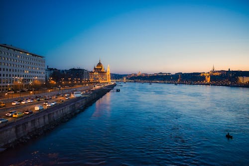 Kostnadsfri bild av blå himmel, budapest, drönarbilder