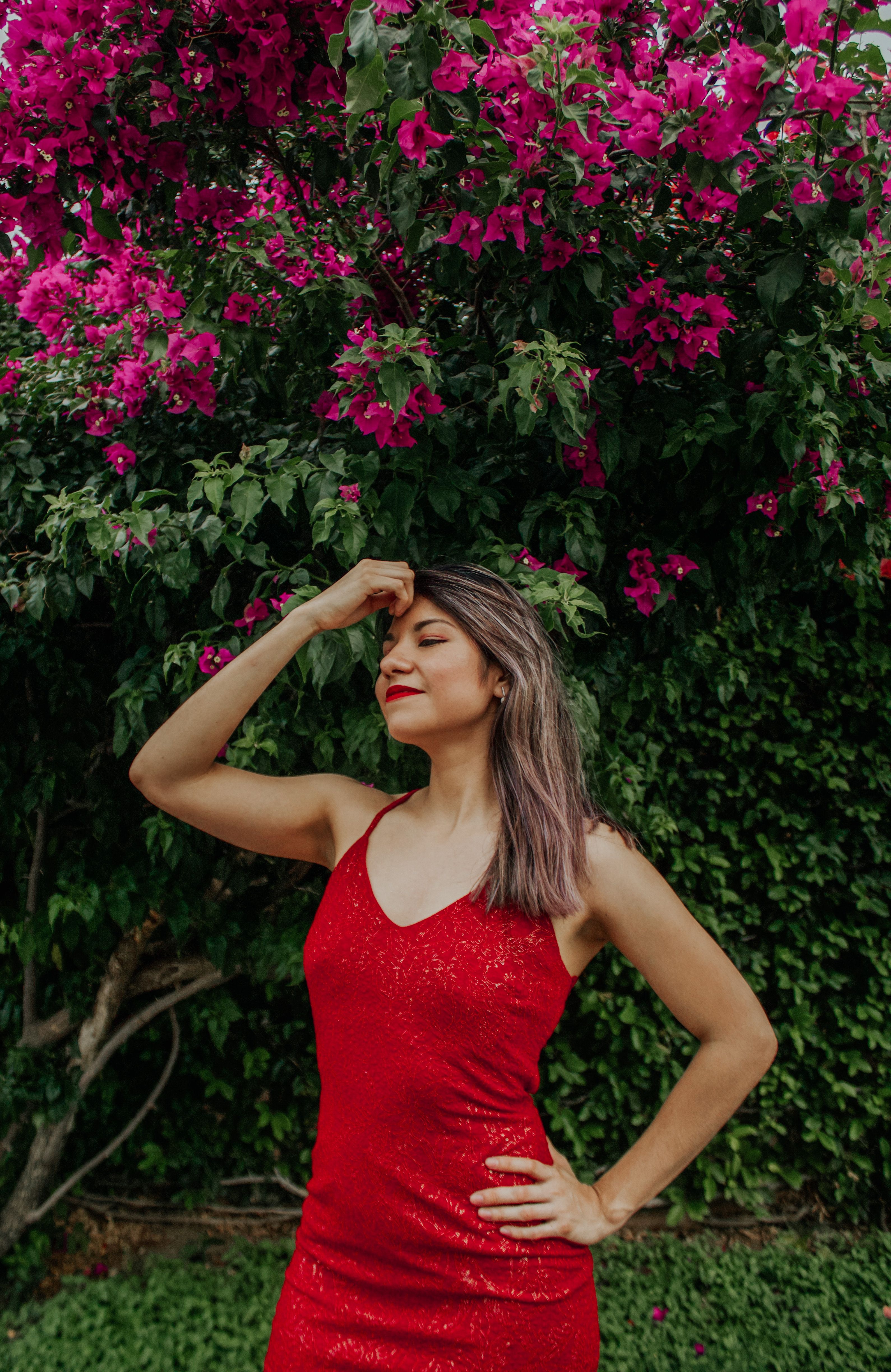 Vestido Floral Vermelho