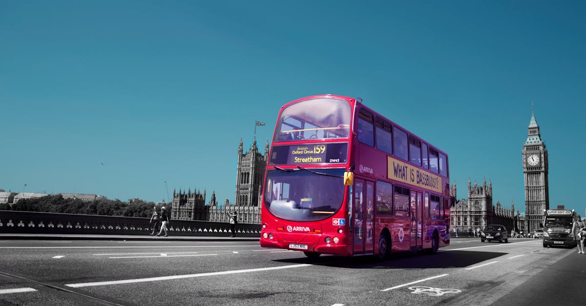 Free stock photo of big ben, bus, england