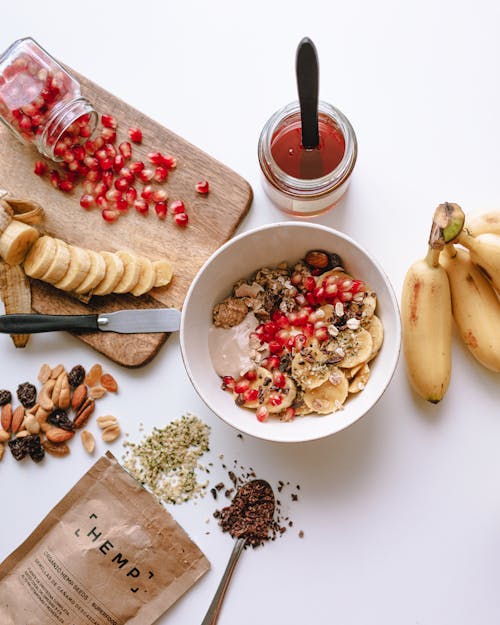 Top View of a Breakfast