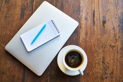 Free White Coffee Mug With Saucer Stock Photo