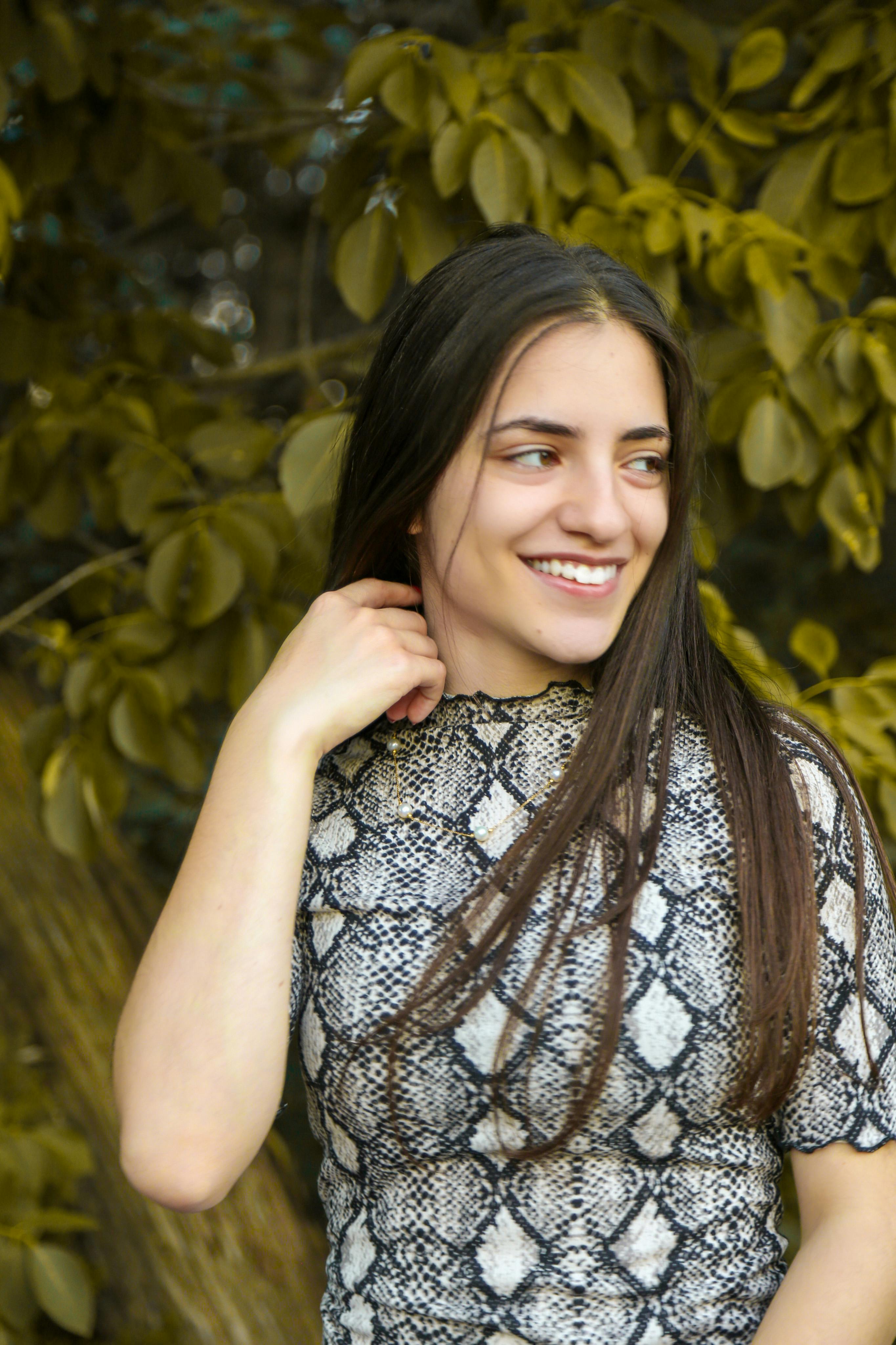 Portrait of a Young Brunette · Free Stock Photo
