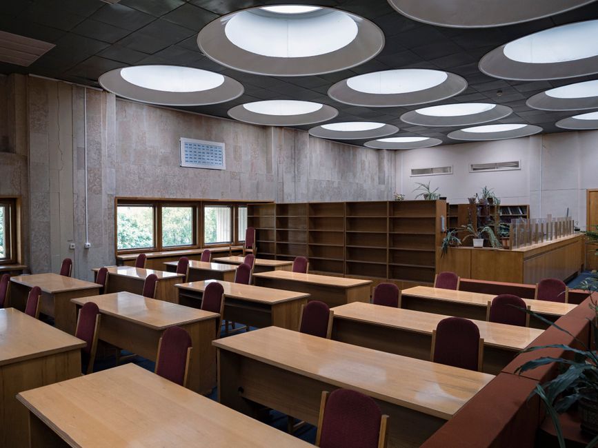 town hall meeting library