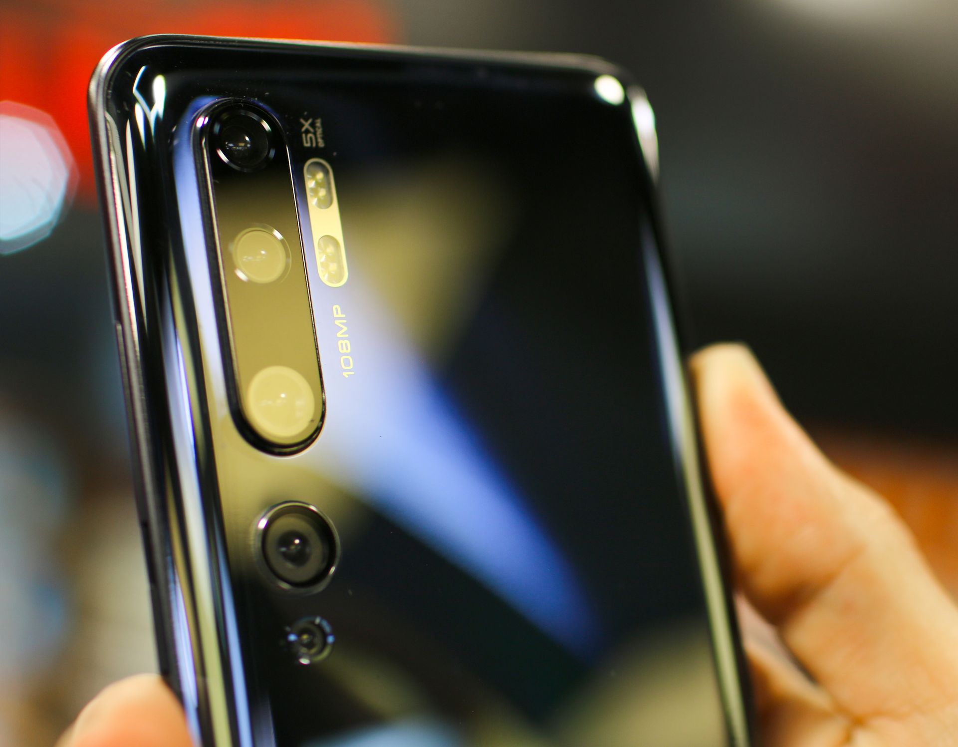 A Person Holding Xiaomi Mi Note 10