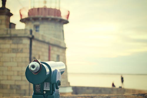 Free Green and Gray Tower Viewer Telescope Stock Photo