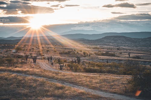 Imagine de stoc gratuită din desert munte, desierto, frumos apus