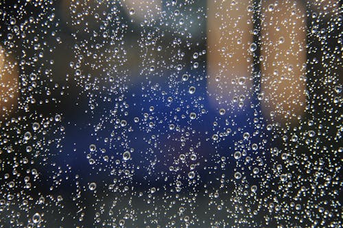 Water Droplets on Window