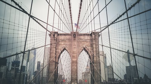 Free Brooklyn Bridge in NYC Stock Photo