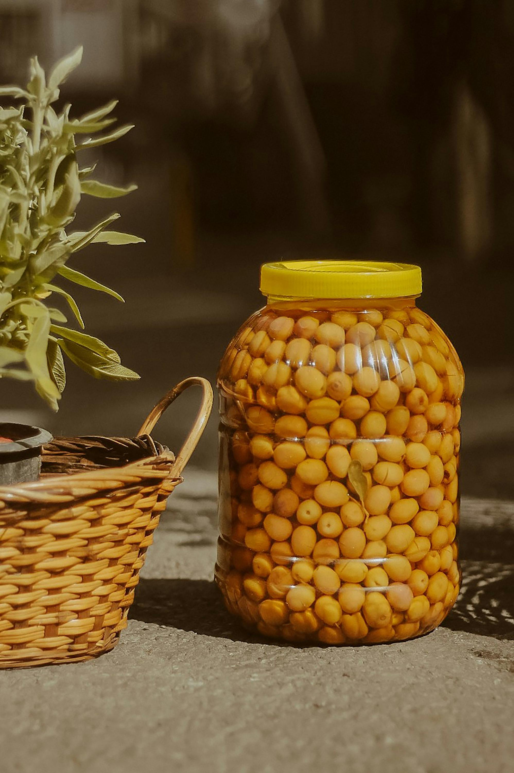 Download Yellow Beans In Clear Glass Jar Free Stock Photo PSD Mockup Templates