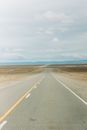 Long Gray Concrete Road