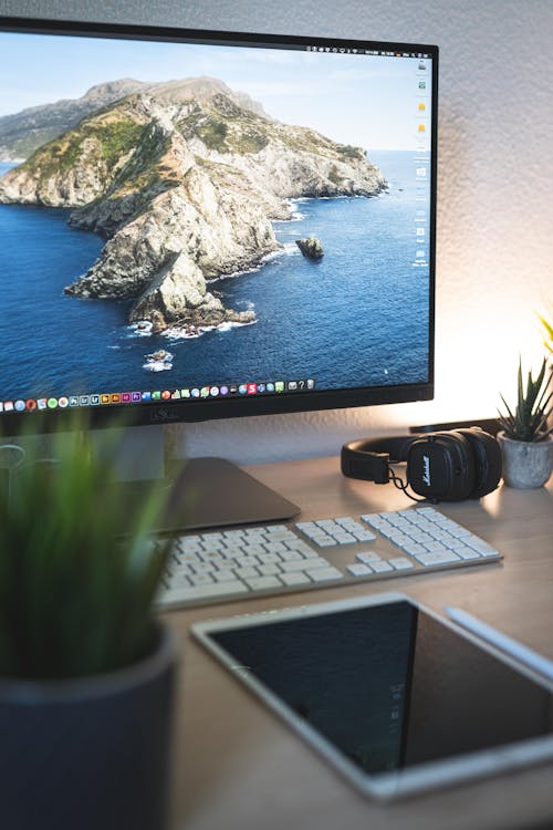 Computer Set on the Table