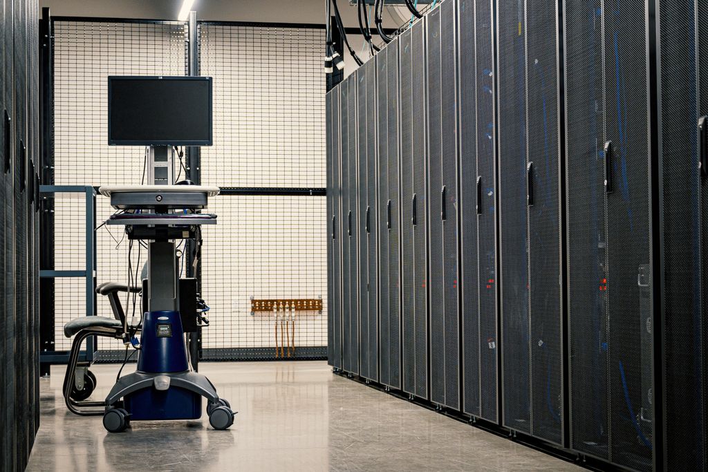 Équipements de stockage dans une salle serveurs