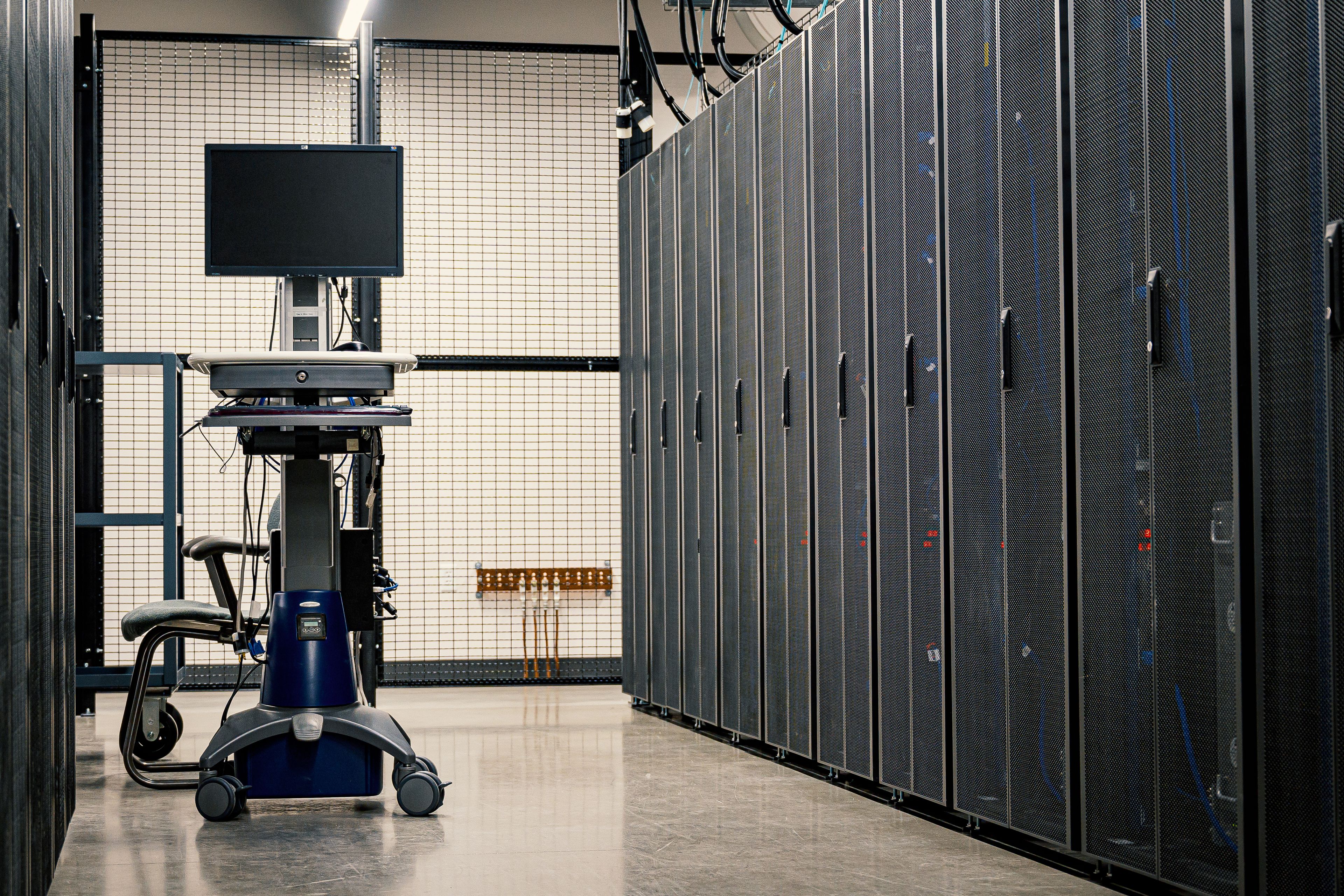 Server infrastructure used for advanced artificial intelligence systems