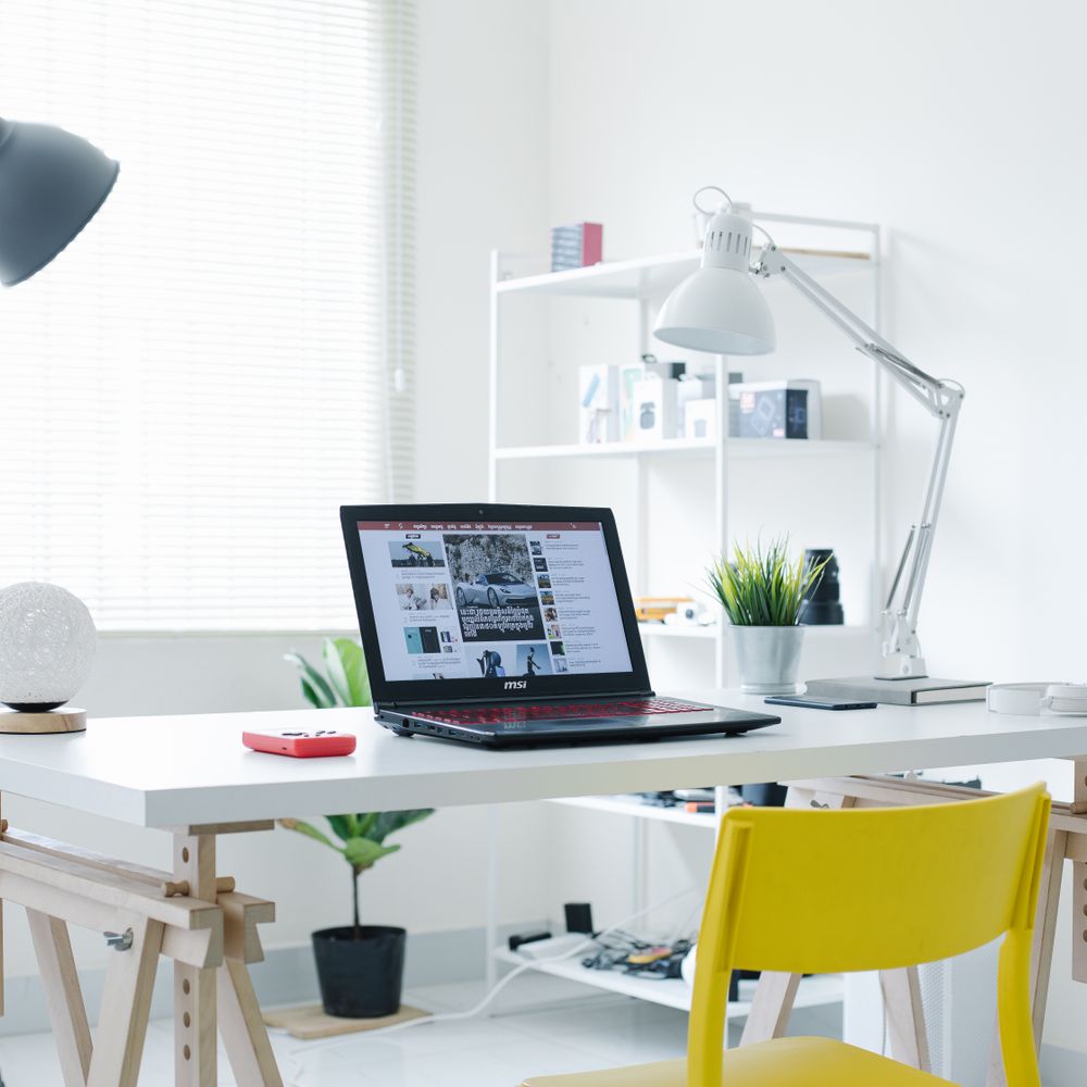 Rowde — office relocation team moving desks and equipment