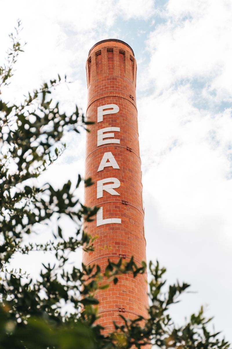 Pearl Brewery chimney tower in San Antonio