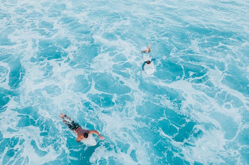 Gratis stockfoto met activiteit, blauw water, dronefoto