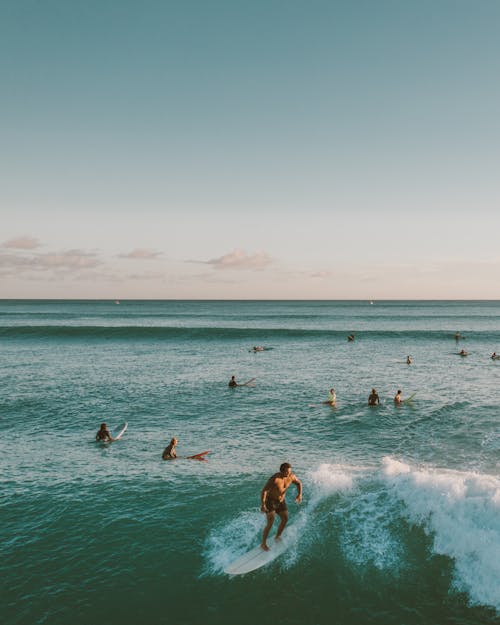 People in the Beach