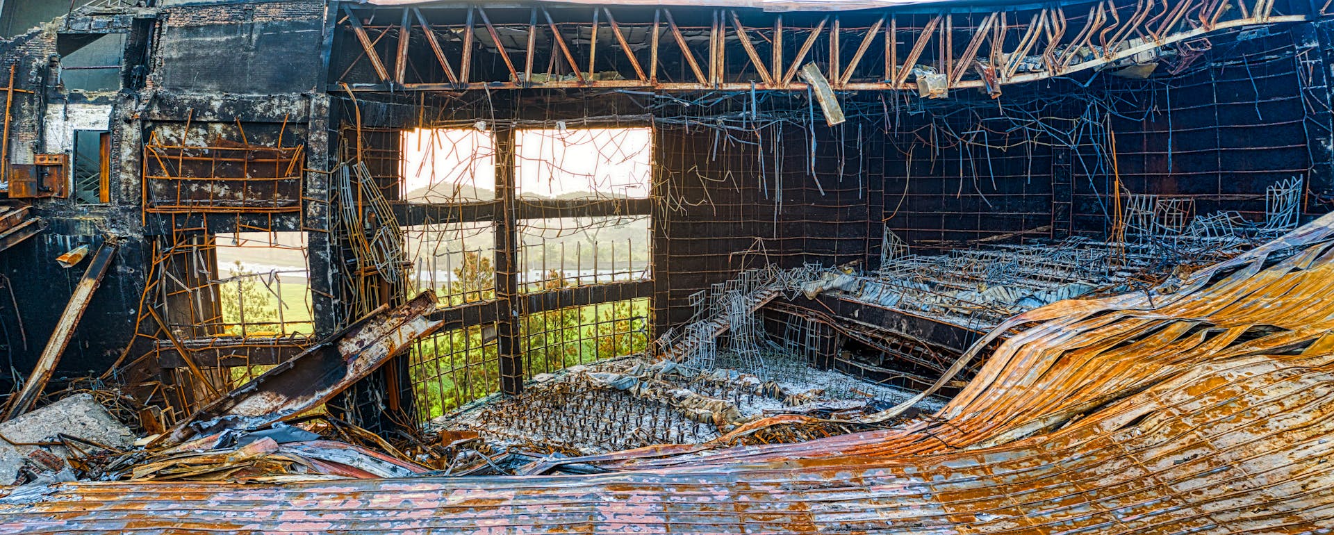 Close Up Shot of Rusty Roof