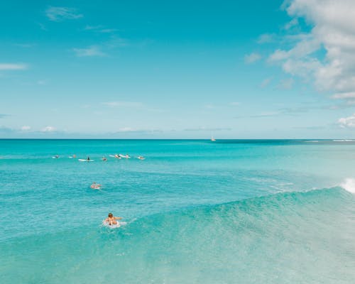 Δωρεάν στοκ φωτογραφιών με oahu, Surf, γαλάζιος ουρανός