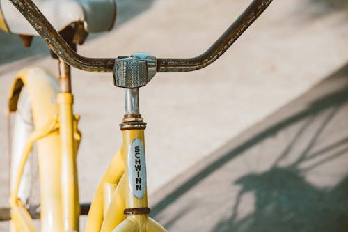 Free Close-Up Shot of an Old Bicycle Stock Photo
