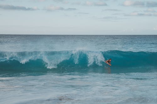 Fotos de stock gratuitas de acción, hombre, olas del mar