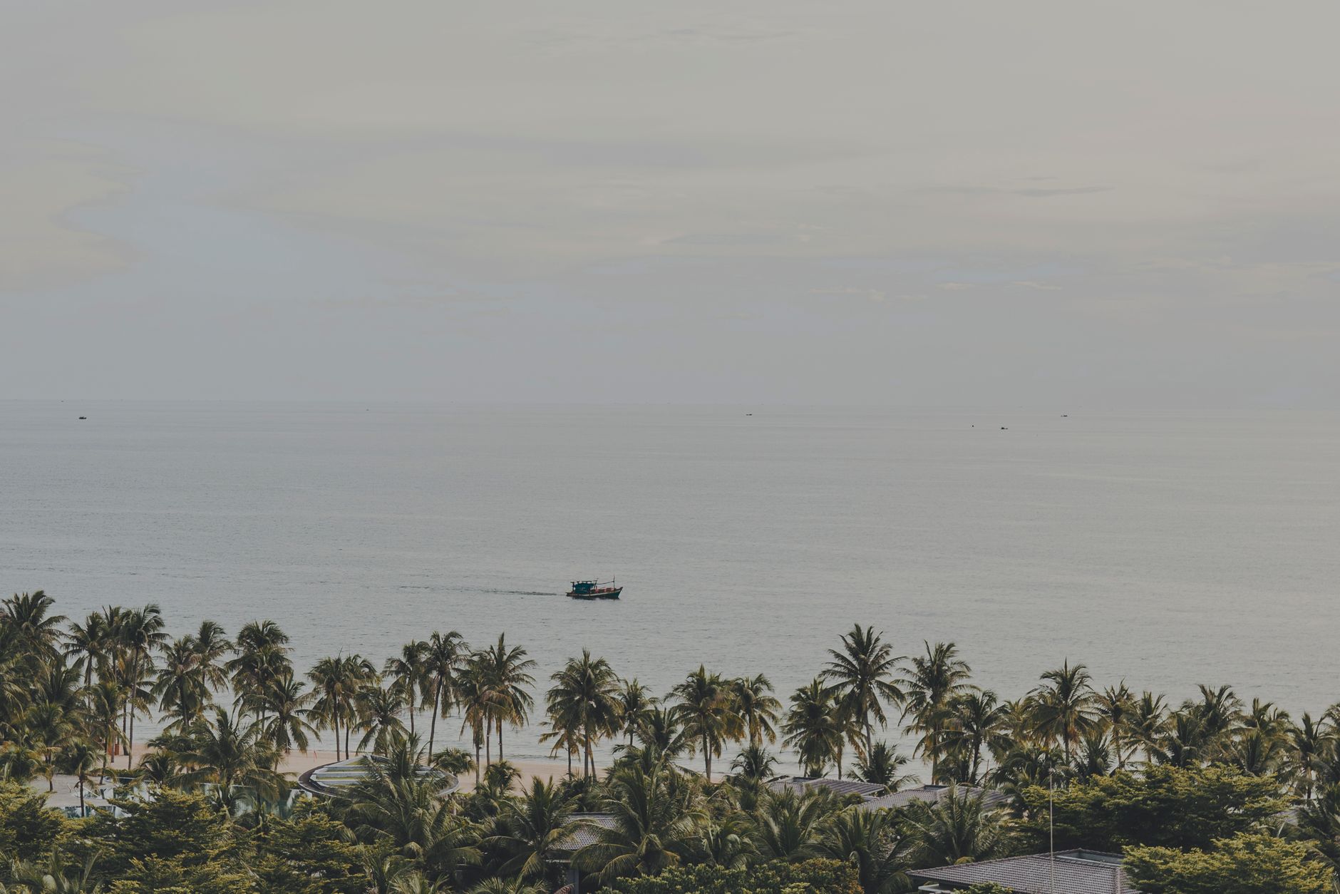 Modern integrated resort skyline in Vietnam