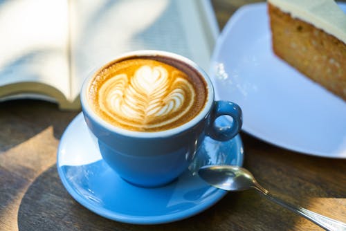 Free Mug of Coffee Latte Stock Photo