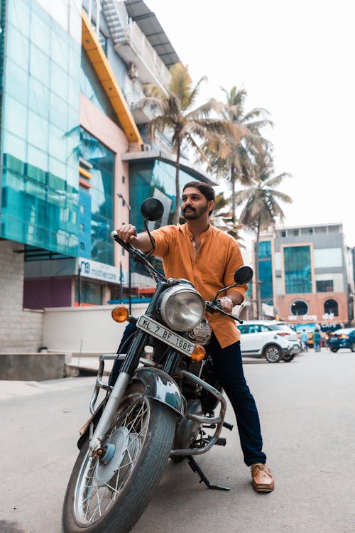 Free stock photo of adventure, bike, brown