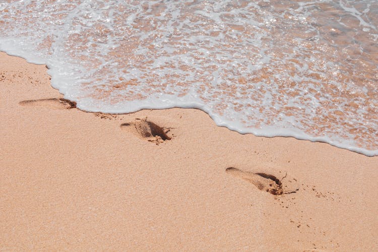 Footsteps Along The Seashore