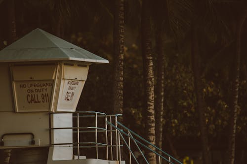 An Empty Lifeguard Tower