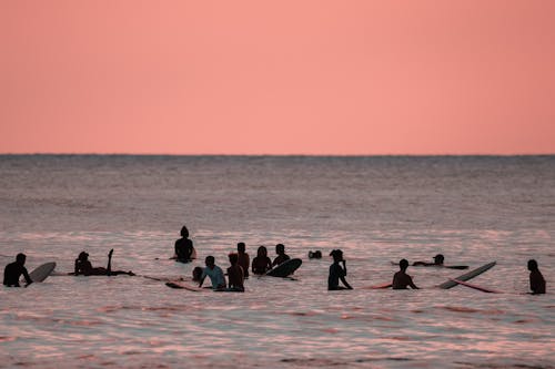 People on Sea Water