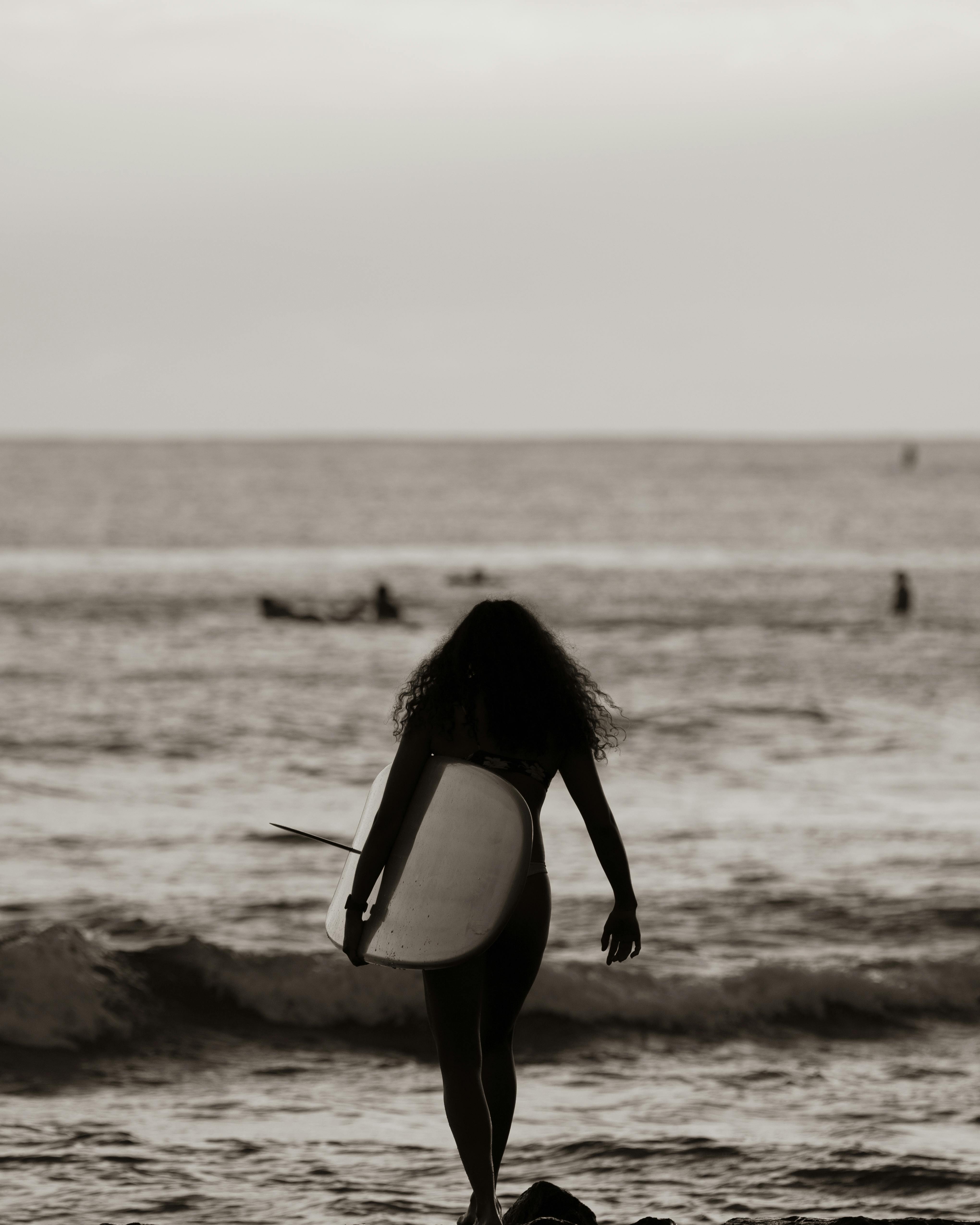 Summer Ocean Beach Surf Girl Nature Blue iPhone Wallpapers Free Download