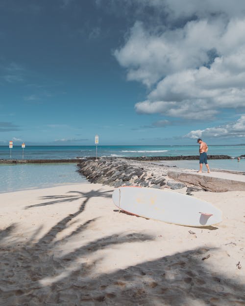 Бесплатное стоковое фото с вид на океан, гавайи, голубое небо