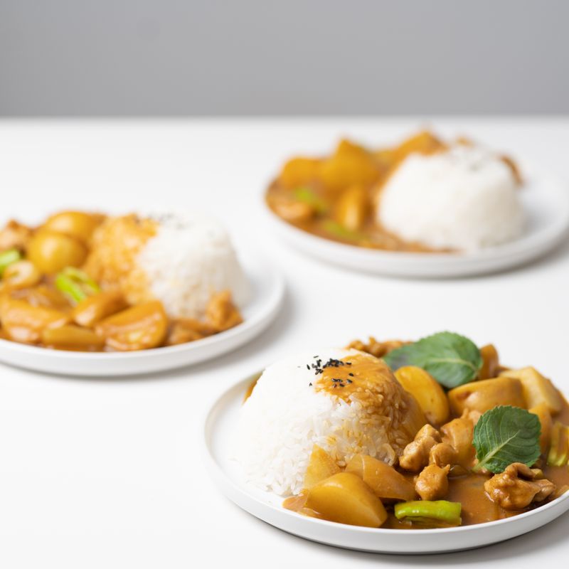 Japanese Chicken Curry with Potatoes and Carrots