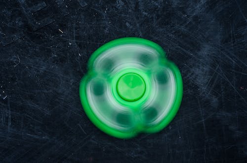 Zielona Fidget Spinner