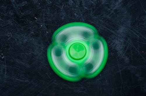 Free Green Fidget Spinner Stock Photo